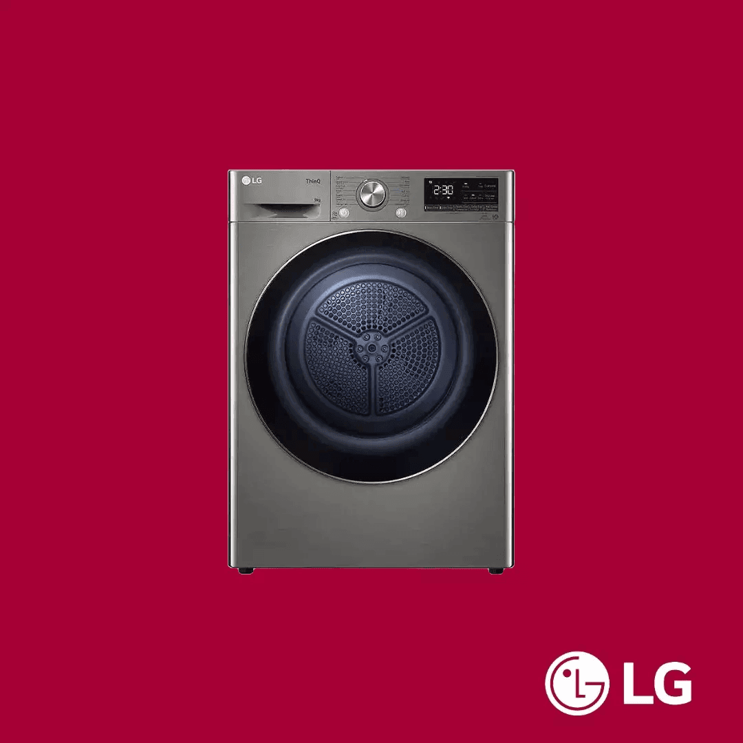 LG Dryer 9KG (90V9PV8N) Dual Inverter Heat Pump view 1