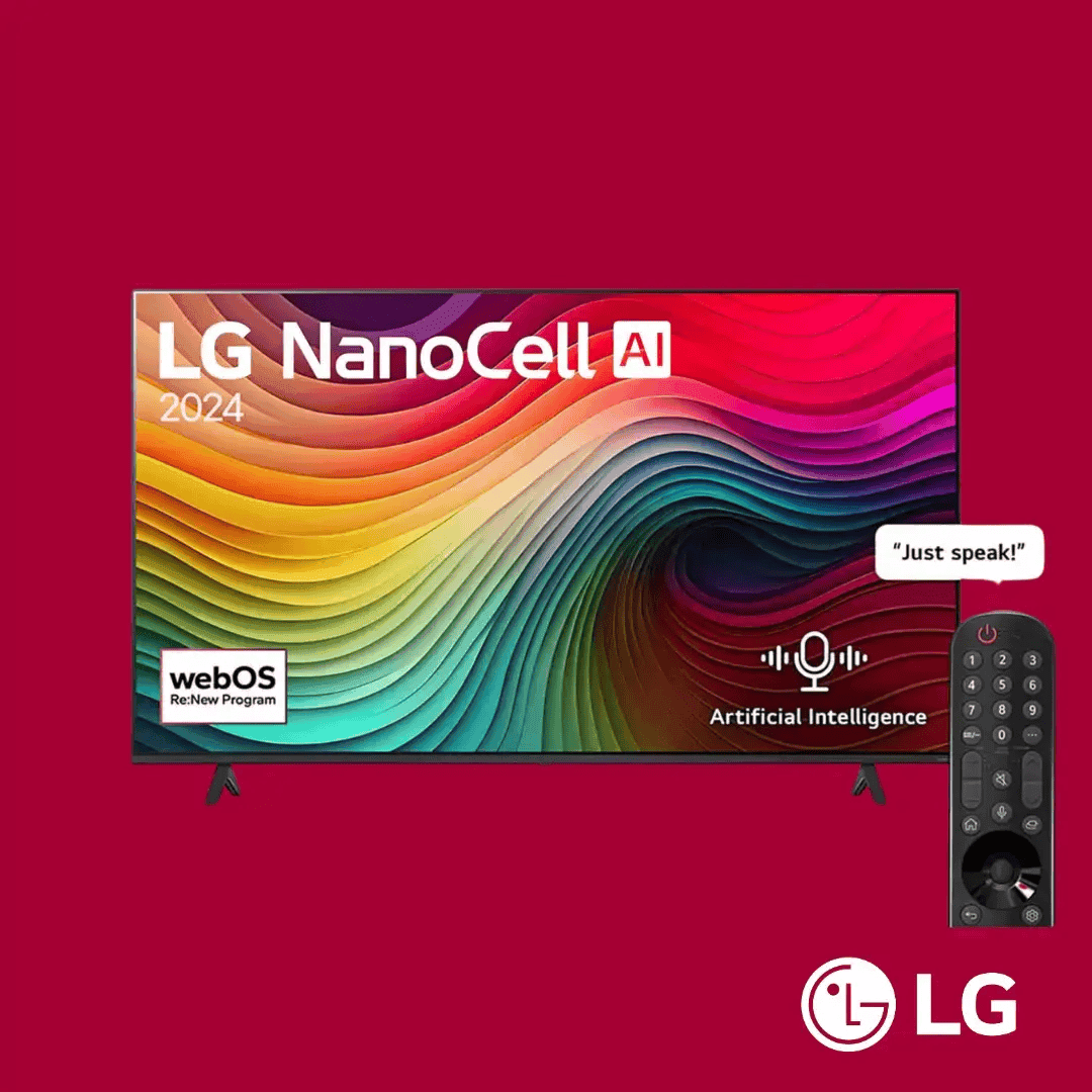 LG TV NanoCell 65 Inch NANO80 4K Smart 65NANO80T6A view 1