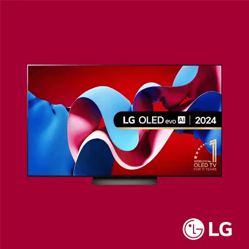LG TV 77 Inch OLED C4 4K Smart with AI Magic remote LGTV77C46LA view 1
