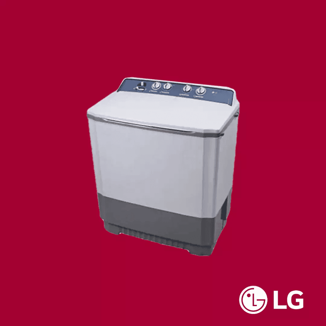 LG Top Load Twin Tub 13KG (P1401RWPL) LGWM1401ROPL view 1